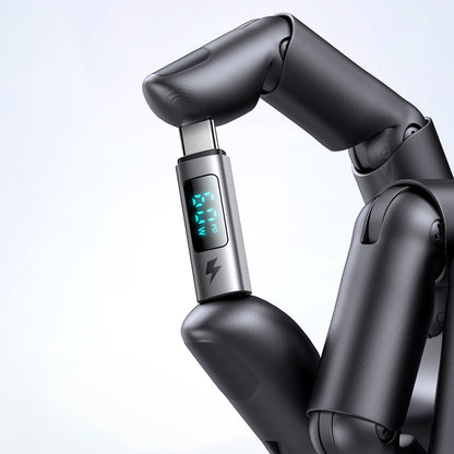 Adapter za podatke in polnjenje Lightning - USB-C McDodo OT-5990 Wales Display, črn