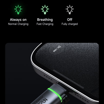 Adapter za podatke in polnjenje Lightning - USB-C McDodo OT-6010 Power Off, Črn