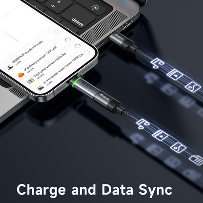 Adapter za podatke in polnjenje Lightning - USB-C McDodo OT-6010 Power Off, Črn