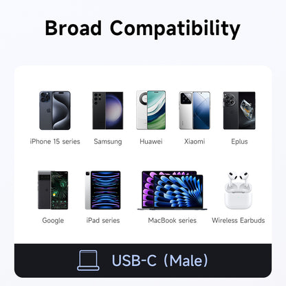 Adapter za podatke in polnjenje Lightning - USB-C McDodo OT-6010 Power Off, Črn