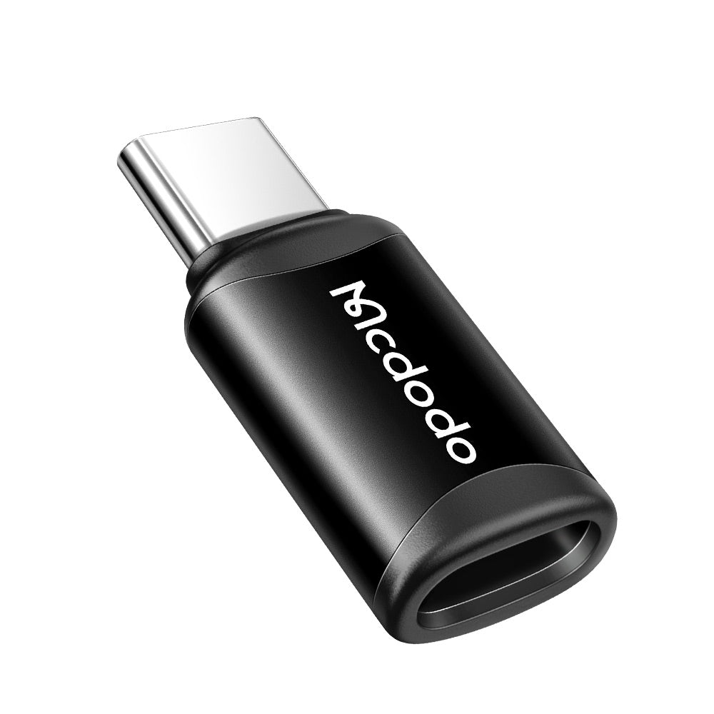 Adapter za podatke in polnjenje Lightning - USB-C McDodo OT-7700, črn