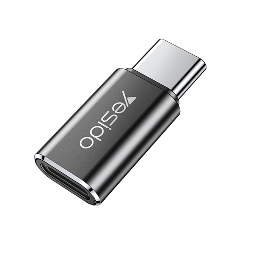 Adapter za podatke in polnjenje Lightning - USB-C Yesido GS22, Siv