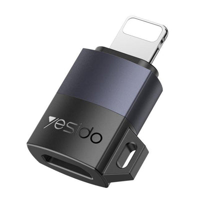 Adapter za podatke in polnjenje microUSB - Lightning Yesido GS30, Siv