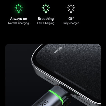 Adapter za podatke in polnjenje USB-C - Lightning McDodo OT-2590 Power Off, Črn