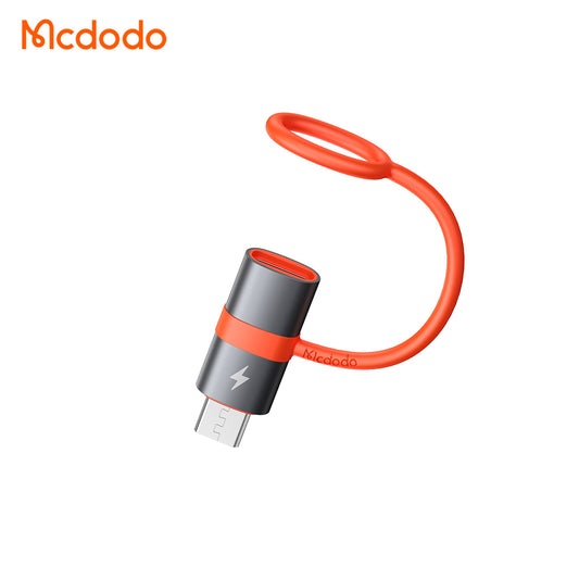 Adapter za podatke in polnjenje USB-C - microUSB McDodo OT-3820, Siv
