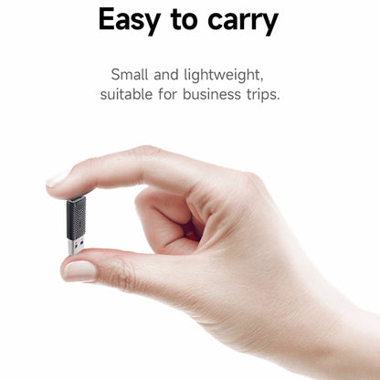Adapter za podatke in polnjenje USB-C - USB-A Acefast J2, črn