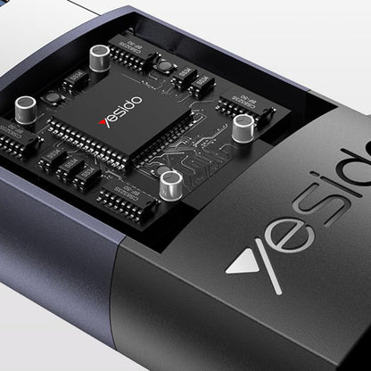 Adapter za podatke in polnjenje USB-C - USB-A Yesido GS34, siv