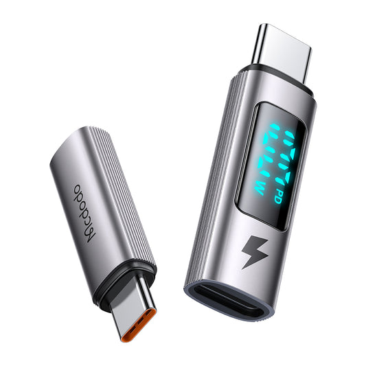 Adapter za podatke in polnjenje USB-C - USB-C McDodo OT-6090 Wales Display, črn