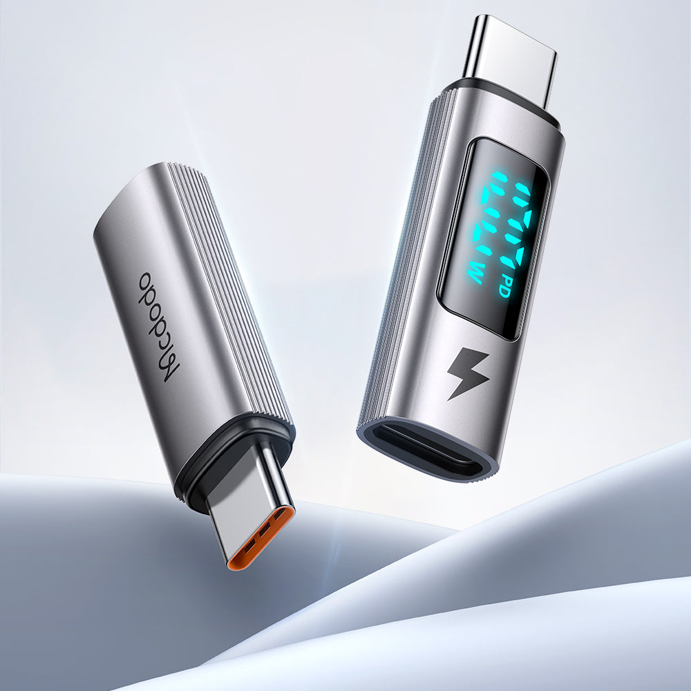 USB-C Data and Charging Adapter - USB-C McDodo OT-6090 Wales Display, Black