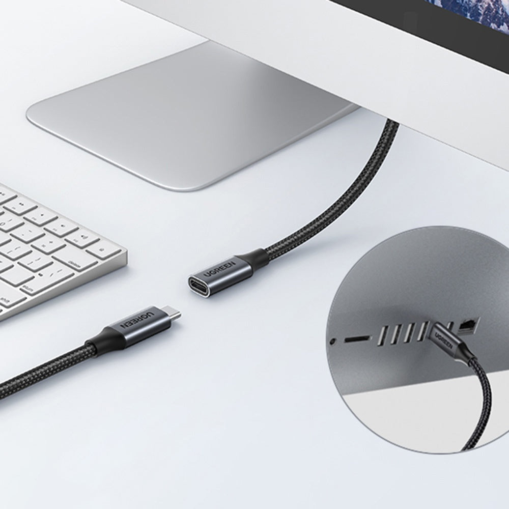 Podaljšek USB-C UGREEN US372 (45191), 1m, črn