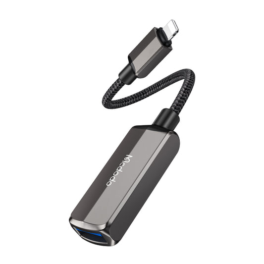 OTG adapter Lightning - USB-A McDodo CA-2690, siv
