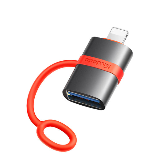 OTG adapter Lightning - USB-A McDodo OT-2600, siv