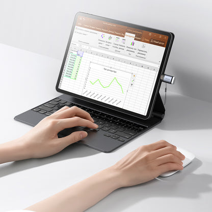 OTG adapter Lightning - USB-A McDodo OT-7390, črn