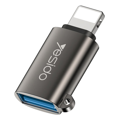 Adapter OTG Lightning - USB-A Yesido GS14, Črn