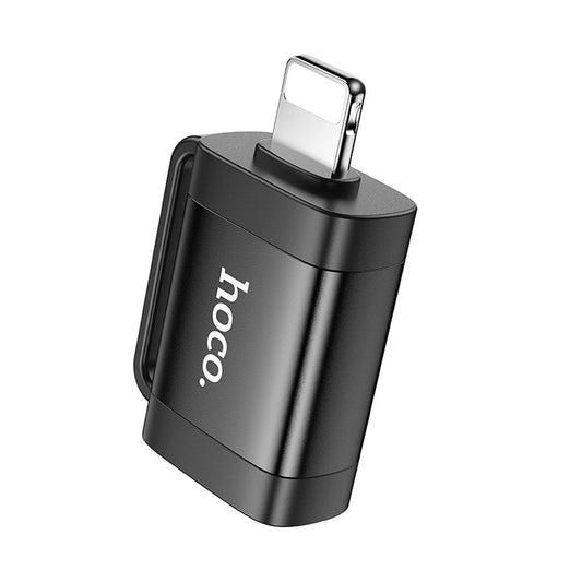 OTG adapter Lightning - USB-A HOCO UA31A, črn