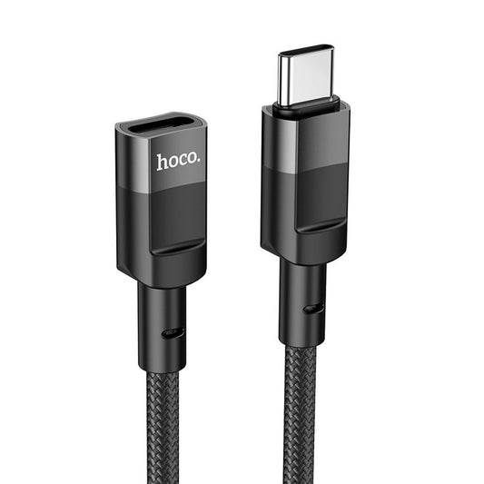 Adapter za podatke in polnjenje USB-C - USB-C HOCO U107, 1.2m, črn