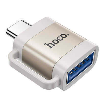 OTG adapter USB-C - USB-A HOCO UA31C, siv