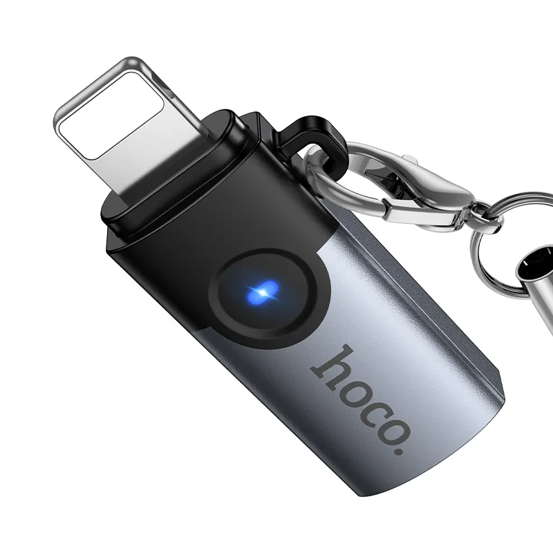 USB-C to Lightning Data and Charging Adapter HOCO UA46A, Gray