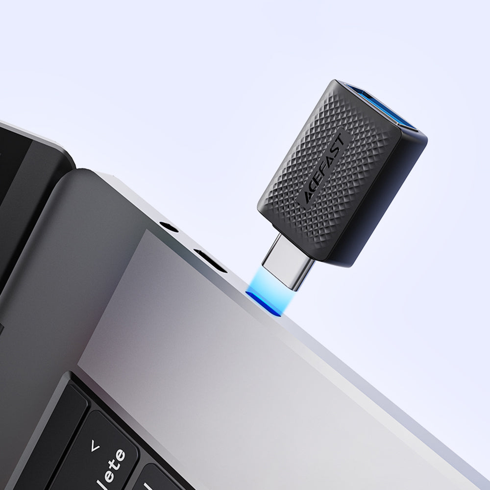 OTG adapter USB-C - USB-A Acefast J1, črn