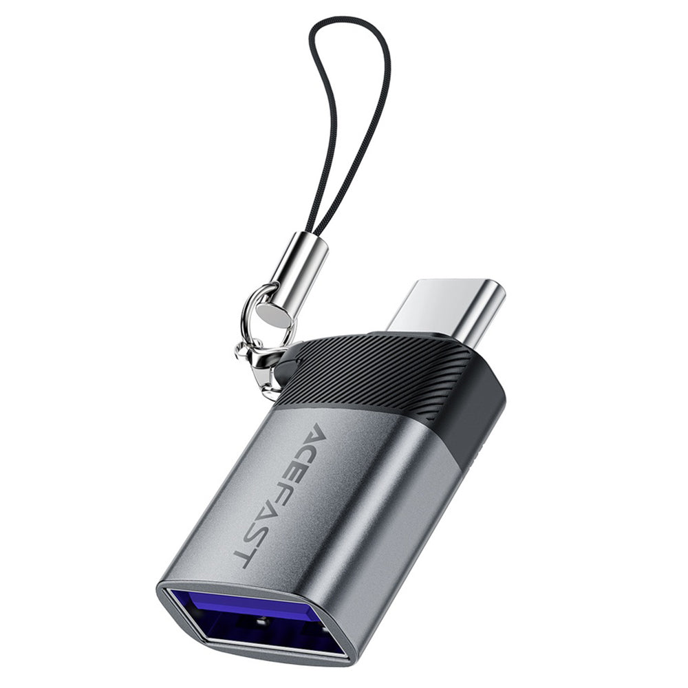 OTG adapter USB-C - USB-A Acefast J7, siv