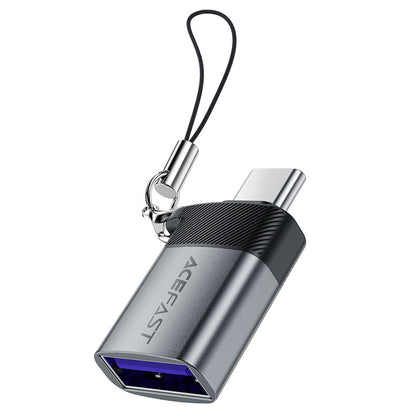 OTG adapter USB-C - USB-A Acefast J7, siv