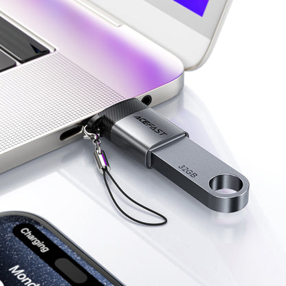 OTG adapter USB-C - USB-A Acefast J7, siv