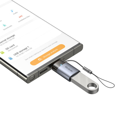 OTG adapter USB-C - USB-A McDodo OT-7400, črn