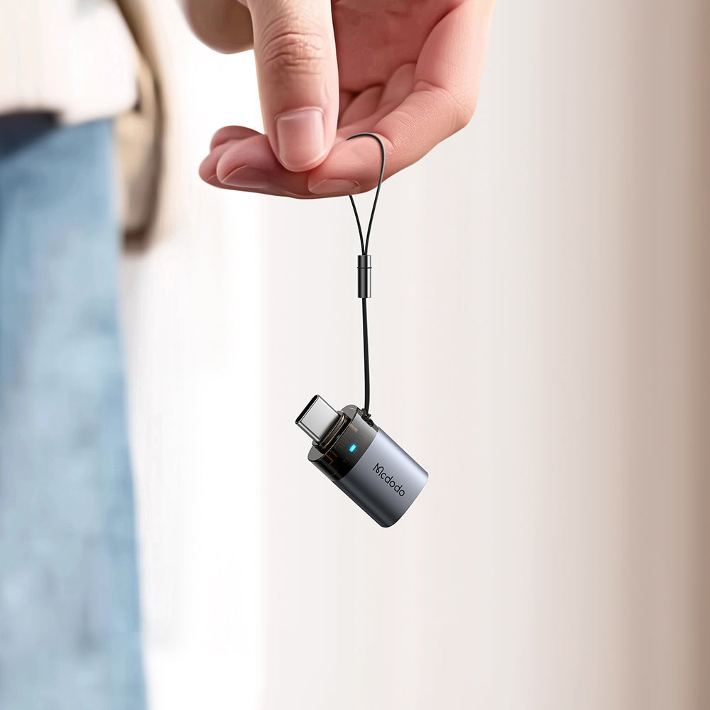 OTG adapter USB-C - USB-A McDodo OT-7400, črn