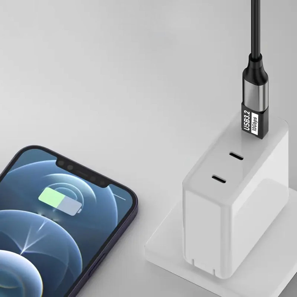 OTG adapter USB-C - USB-A Techsuit A14 AluCoreX, črn