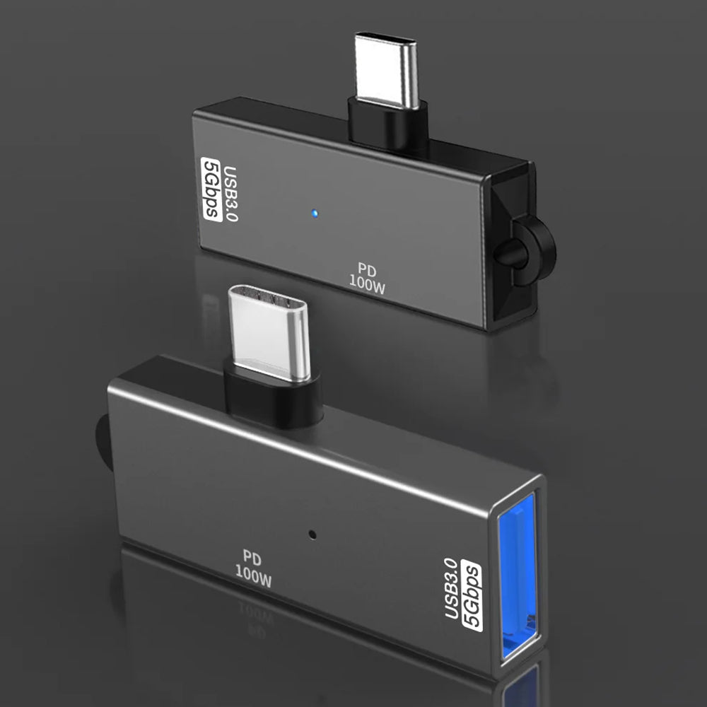 OTG adapter USB-C - USB-A Techsuit A21, Siv