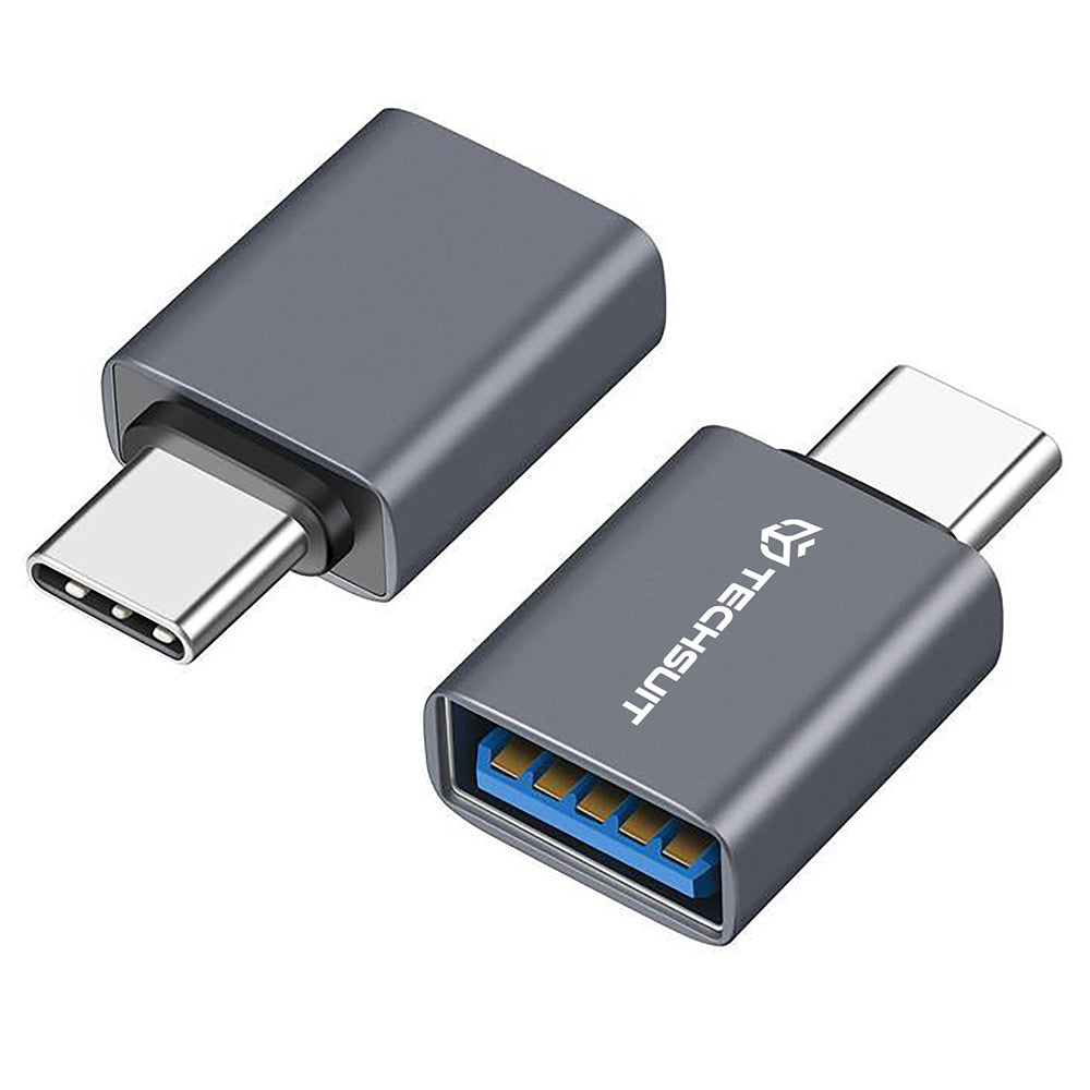 OTG adapter USB-C - USB-A Techsuit A8 SlateVolt, Siv