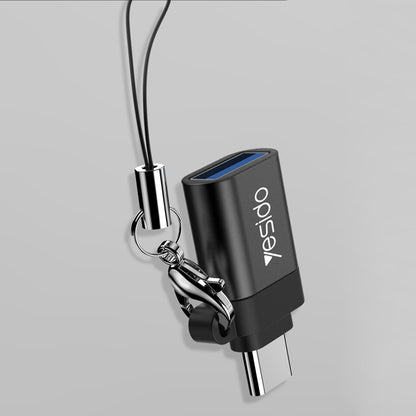 OTG adapter USB-C - USB-A Yesido GS06, črn