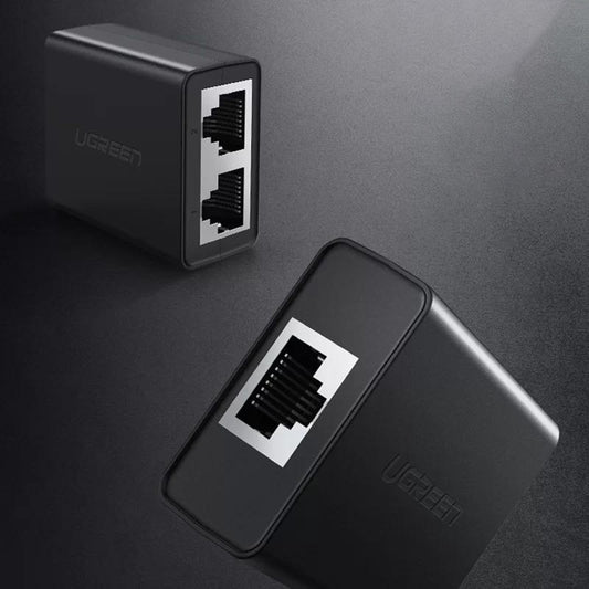 Omrežni adapter UGREEN CM210, RJ45 - 2 x RJ45, črn