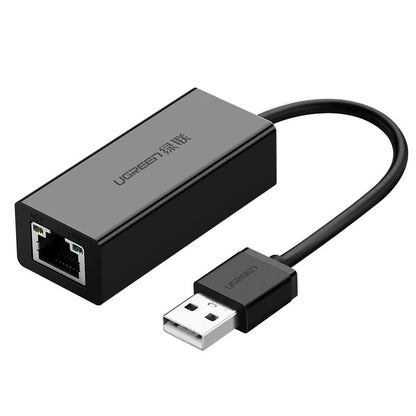 UGREEN CR110 Network Card, RJ45, USB, Black