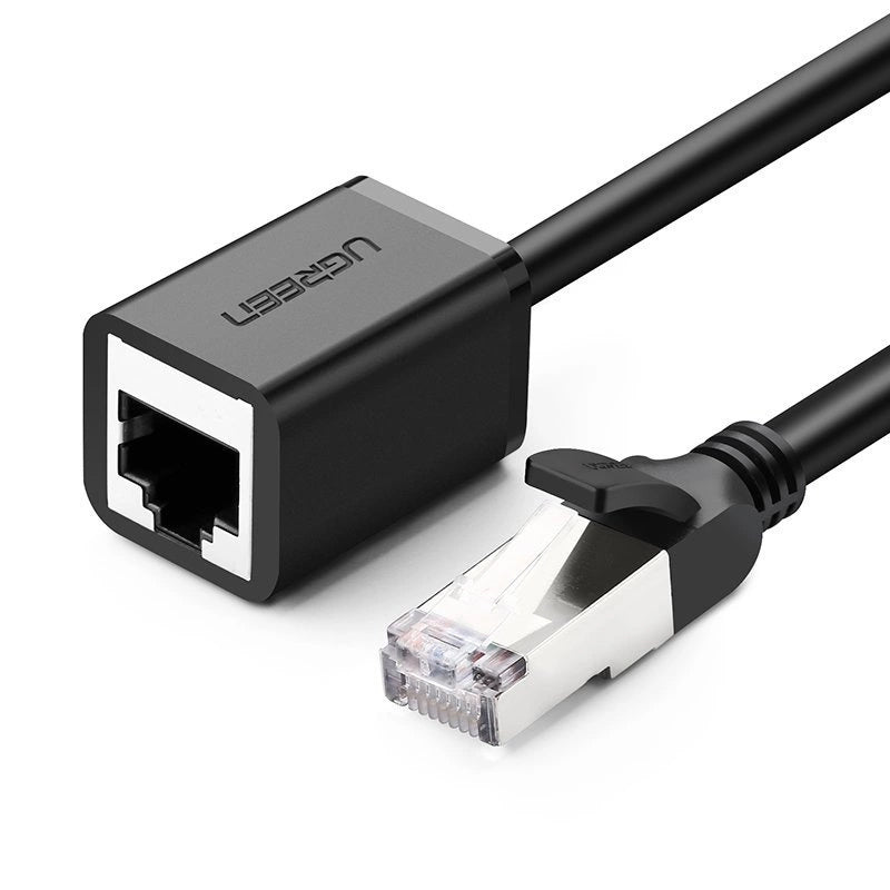 Network Extension Cable UGREEN NW112, RJ45 - RJ45, 1m, Black 