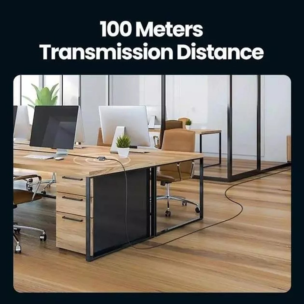 Omrežni adapter UGREEN NW261, RJ45 - RJ45, črn