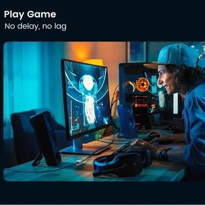 Omrežni adapter UGREEN NW261, RJ45 - RJ45, črn