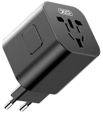 Omrežni adapter XO Design WL28 Travel US / UK / AU / CN / EU, Črn