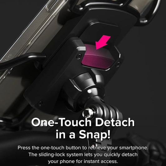 Adapter za telefon Ringke Quick & Go za nosilec kolesa, komplet 2 kosa, črn