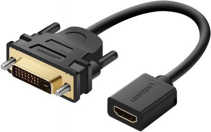 Video adapter UGREEN 20118, HDMI - DVI, 1080P, Črn