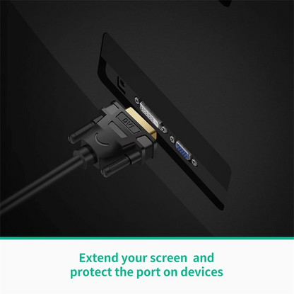 Video adapter UGREEN 20118, HDMI - DVI, 1080P, Črn