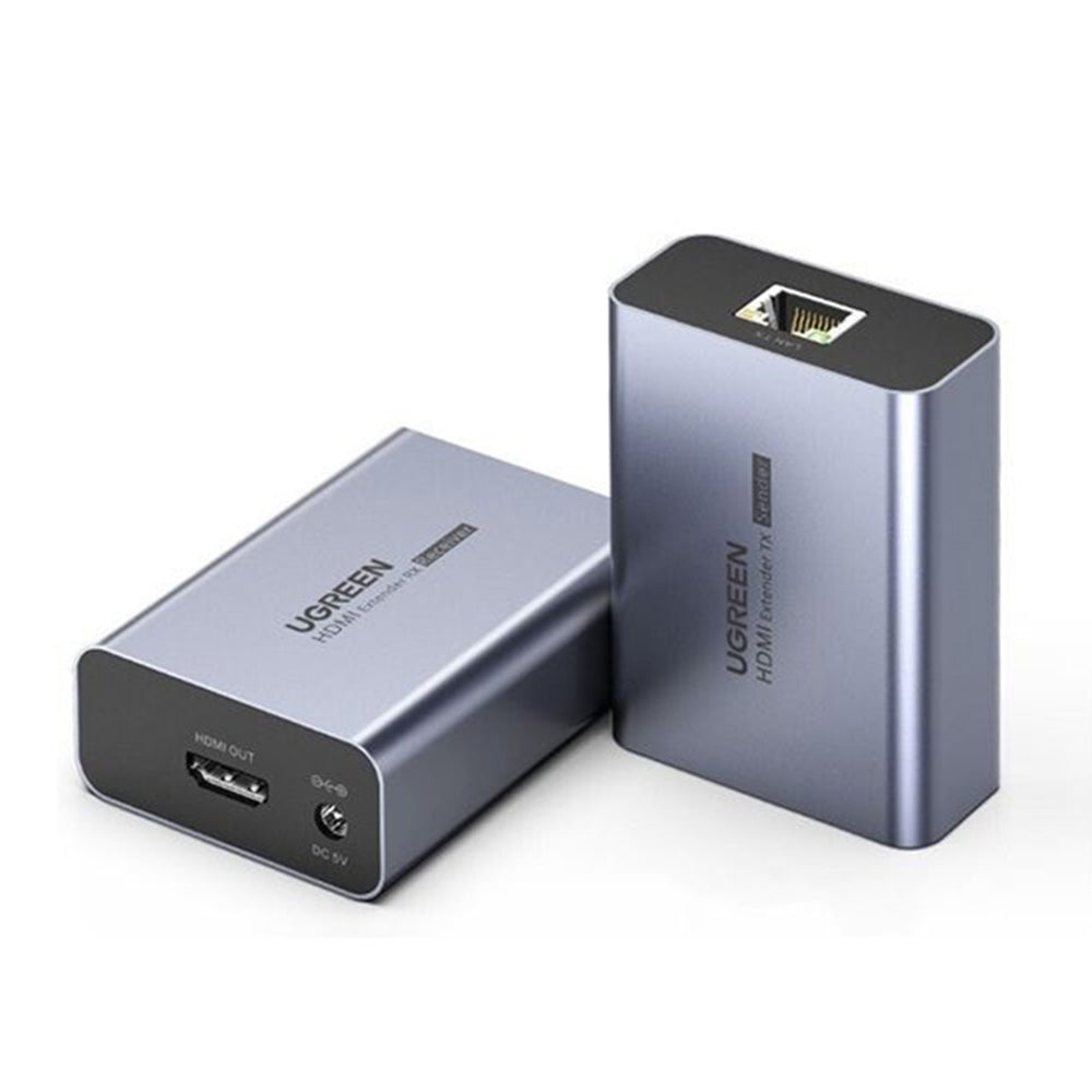 Video adapter UGREEN CM455 (20519EU), HDMI - RJ45, 1080P, Siva