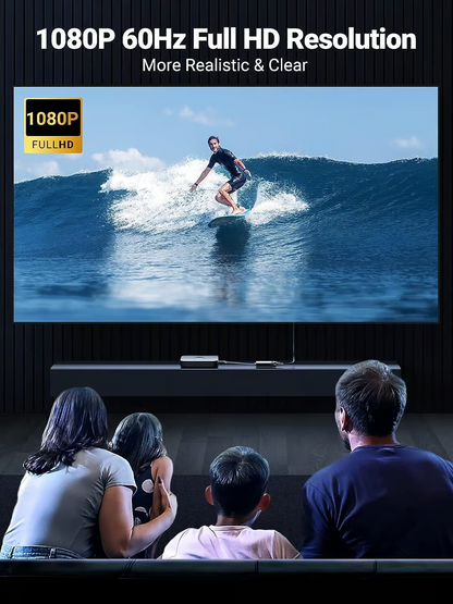Video adapter UGREEN CM611 (90813), HDMI - VGA, 1080P, Črna