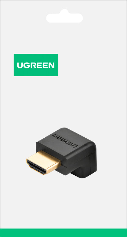 Video adapter UGREEN HD112 Down Angle, HDMI - HDMI, 4K, Črn