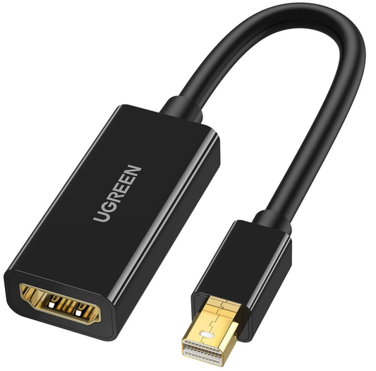 Video adapter UGREEN MD112, MiniDisplayPort - HDMI, Črn