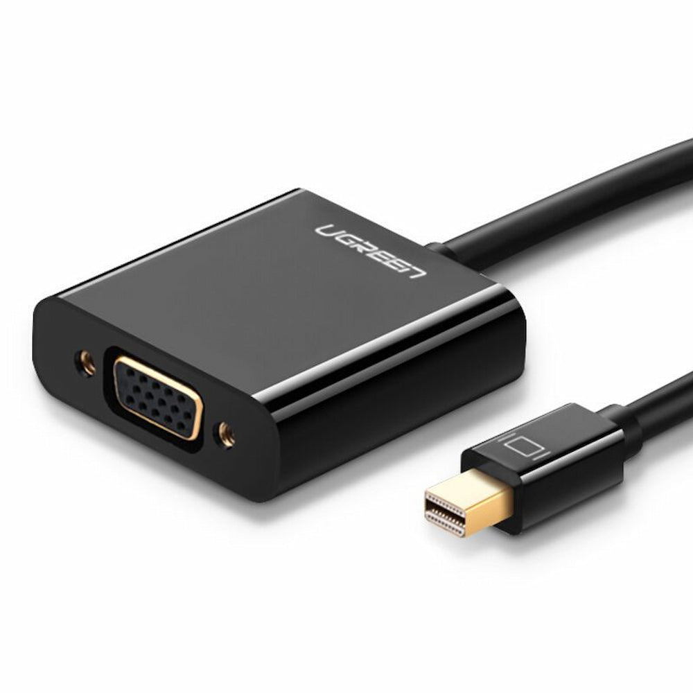 Video adapter UGREEN, MiniDisplayPort - VGA, 1080P, Črn