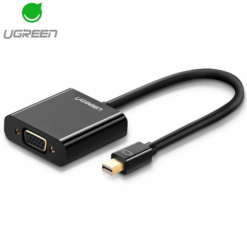 Video adapter UGREEN, MiniDisplayPort - VGA, 1080P, Črn