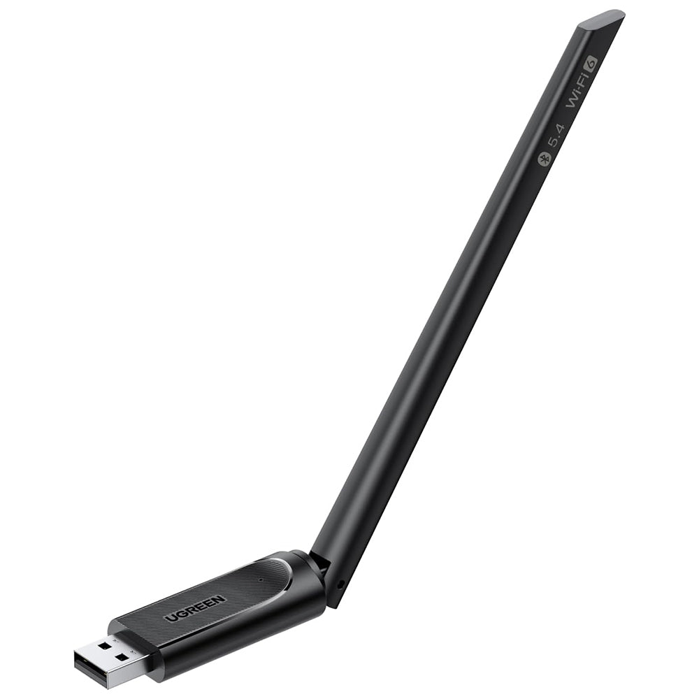 Brezžični adapter UGREEN AX900 (75109), Dual Band, Wi-Fi 6, 600Mbps, črn