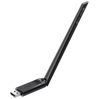 Brezžični adapter UGREEN AX900 (75109), Dual Band, Wi-Fi 6, 600Mbps, črn