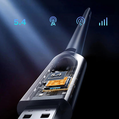 Brezžični adapter UGREEN AX900 (75109), Dual Band, Wi-Fi 6, 600Mbps, črn